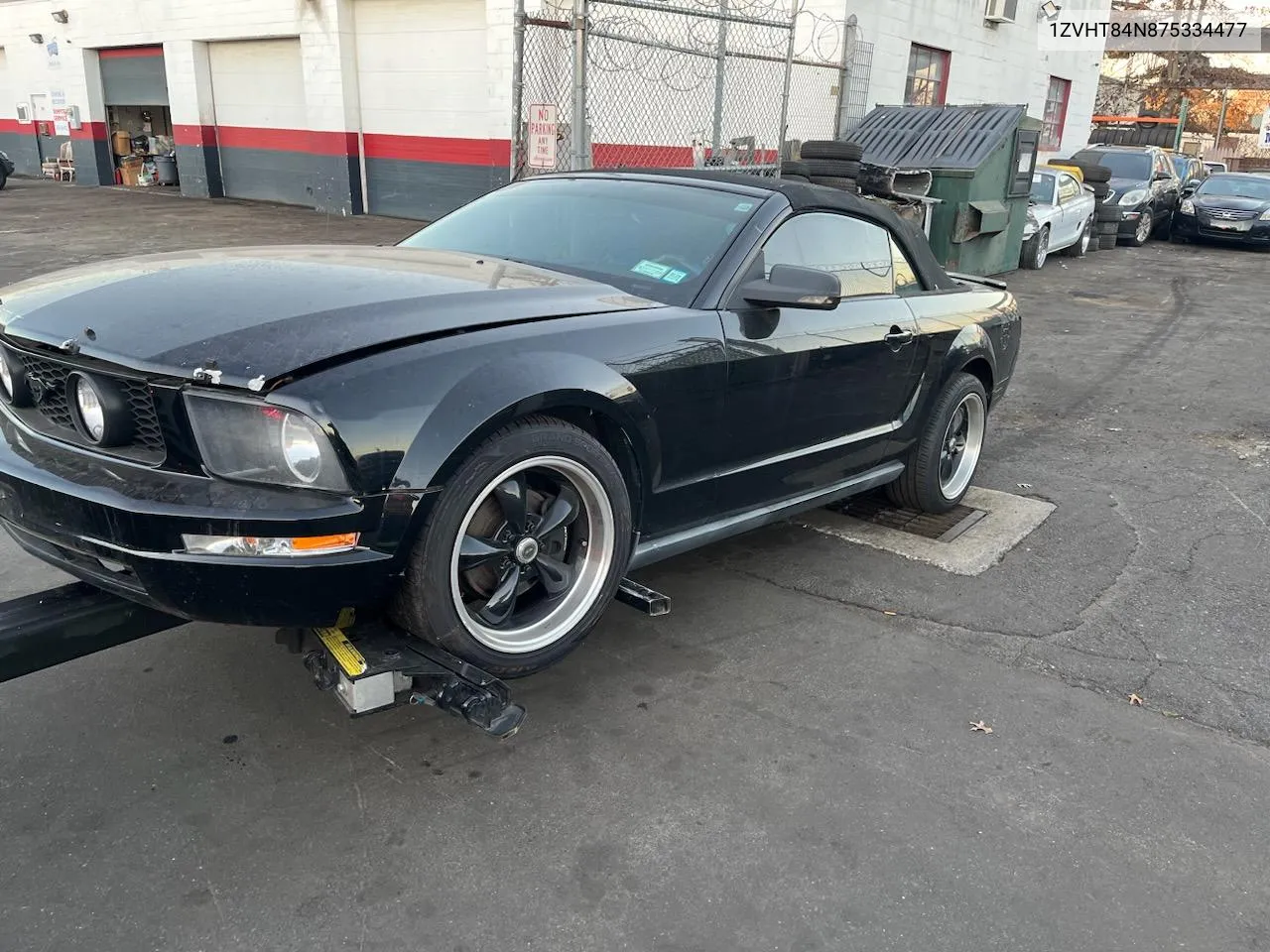 2007 Ford Mustang VIN: 1ZVHT84N875334477 Lot: 80279794