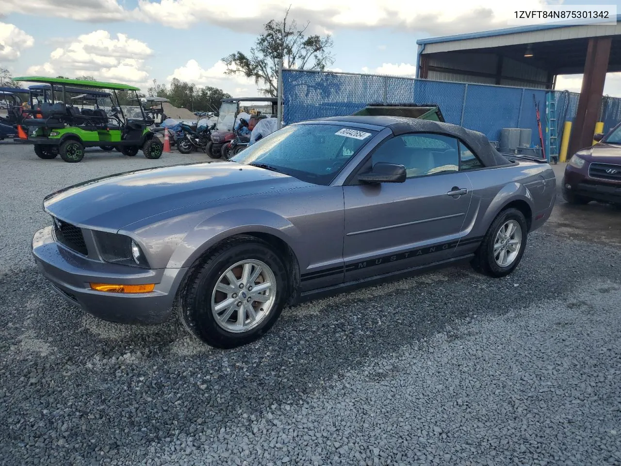 2007 Ford Mustang VIN: 1ZVFT84N875301342 Lot: 80442654