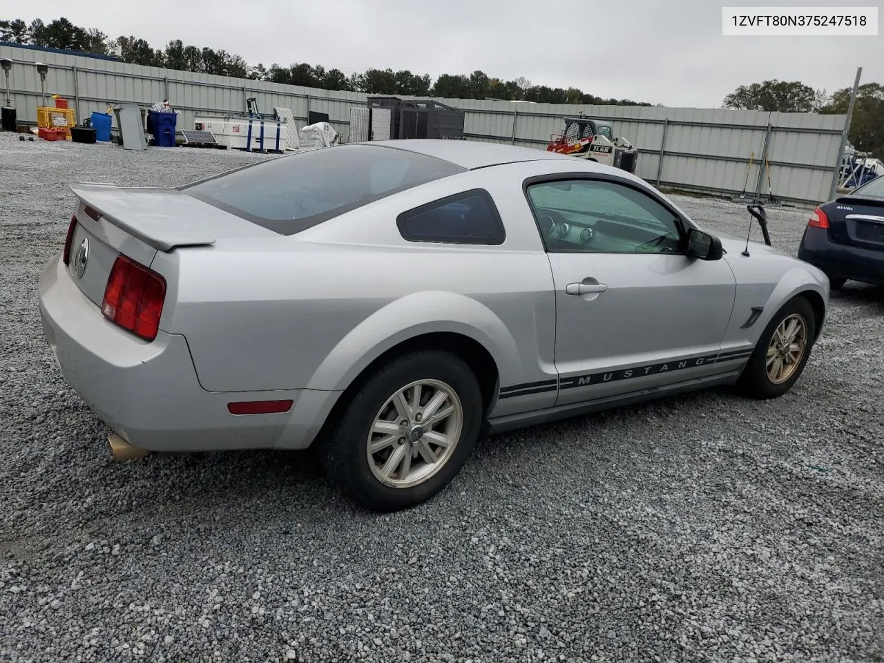 2007 Ford Mustang VIN: 1ZVFT80N375247518 Lot: 80724194