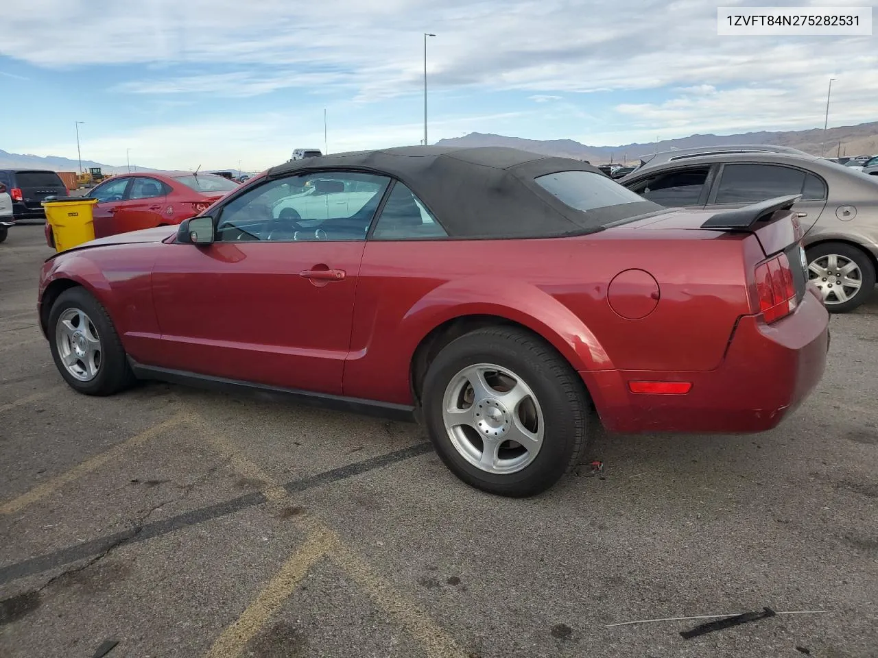 2007 Ford Mustang VIN: 1ZVFT84N275282531 Lot: 81555274