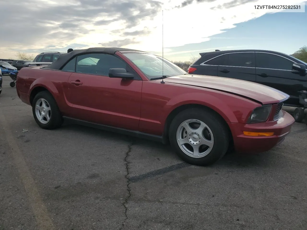 2007 Ford Mustang VIN: 1ZVFT84N275282531 Lot: 81555274