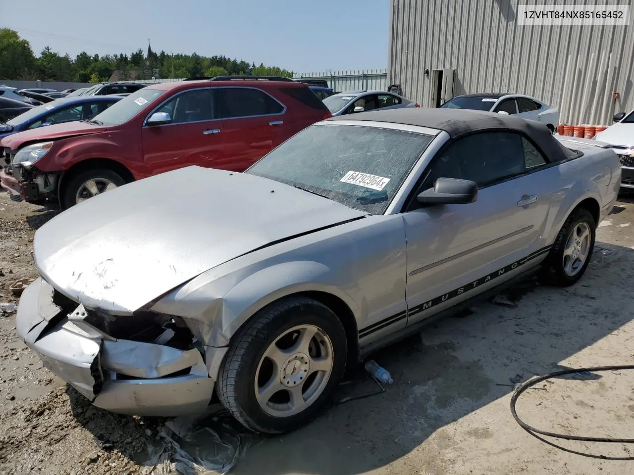 2008 Ford Mustang VIN: 1ZVHT84NX85165452 Lot: 64792964