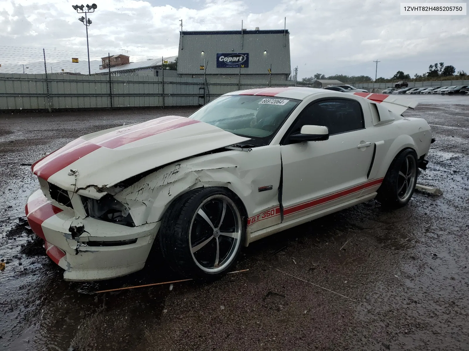 1ZVHT82H485205750 2008 Ford Mustang Gt