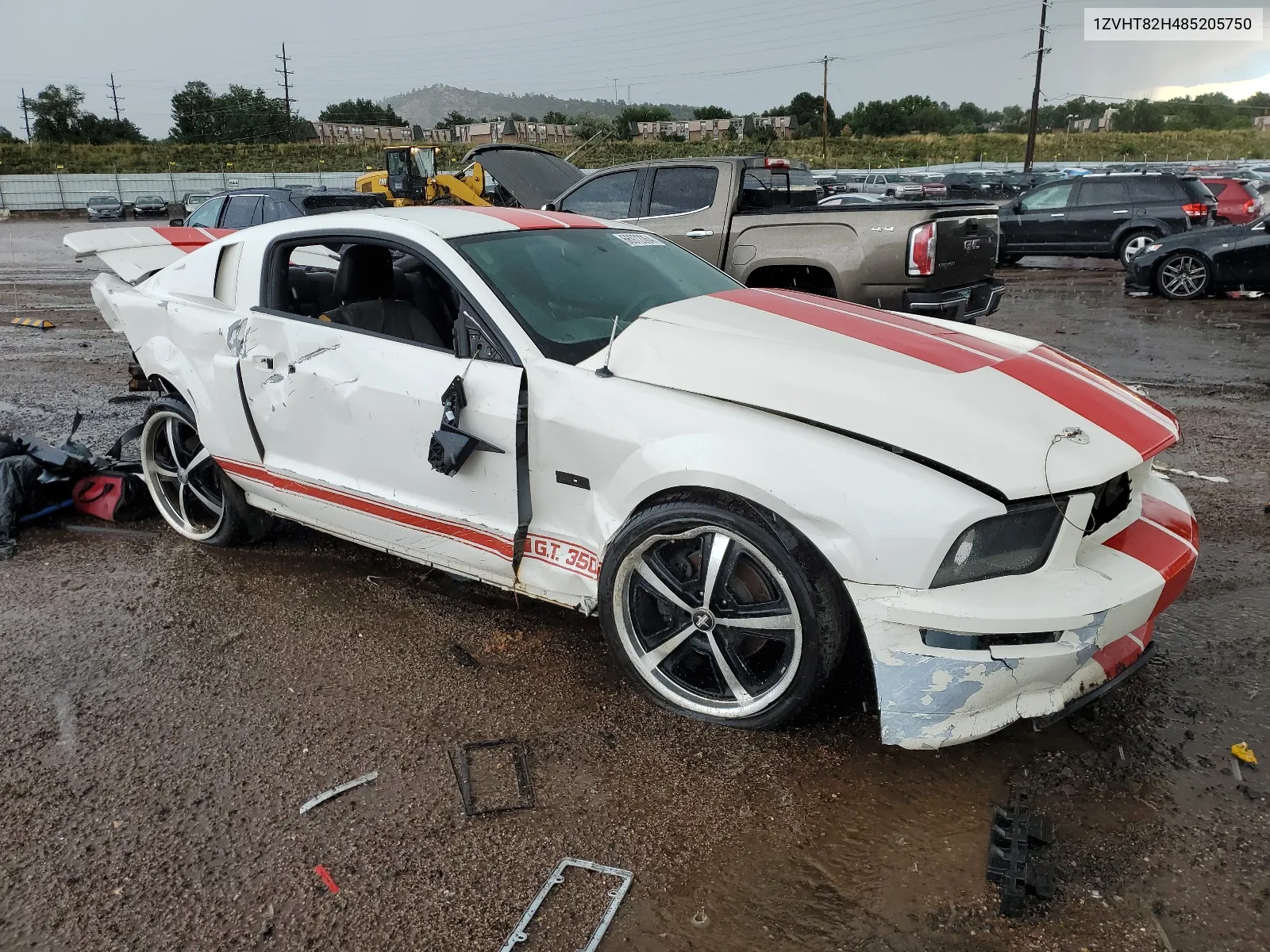 2008 Ford Mustang Gt VIN: 1ZVHT82H485205750 Lot: 66972064