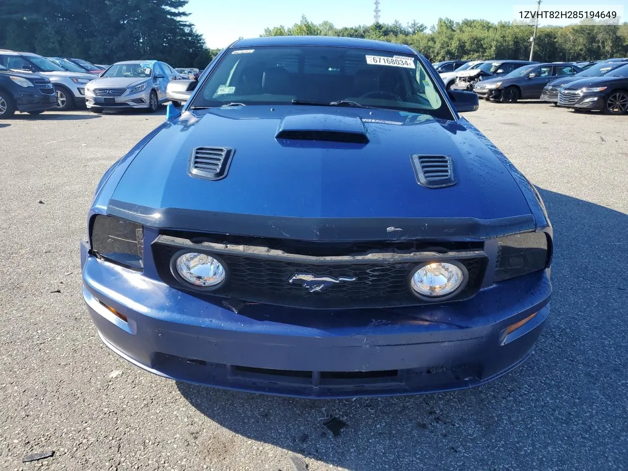 1ZVHT82H285194649 2008 Ford Mustang Gt