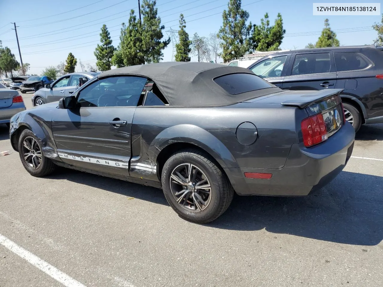 2008 Ford Mustang VIN: 1ZVHT84N185138124 Lot: 70723964