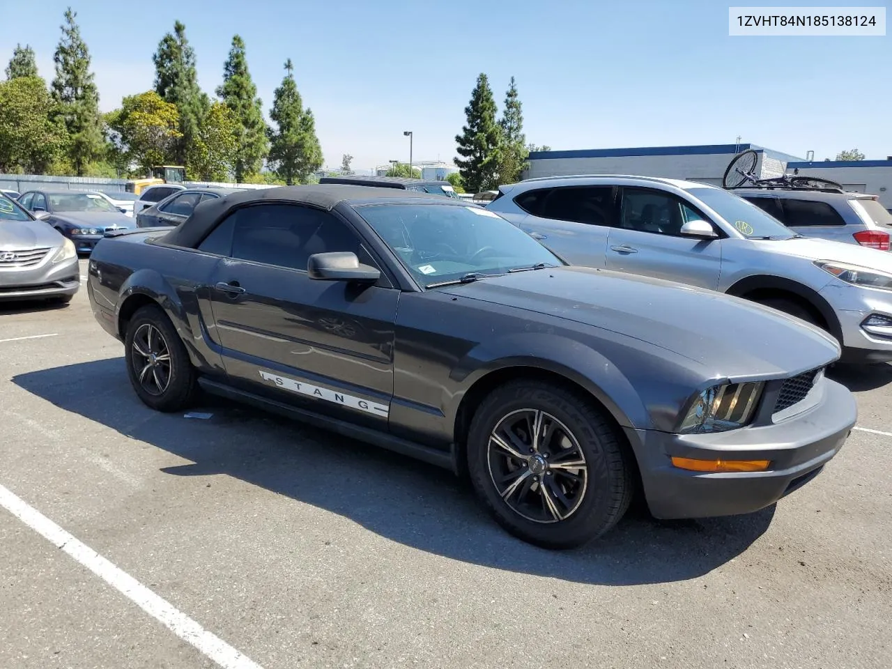 2008 Ford Mustang VIN: 1ZVHT84N185138124 Lot: 70723964