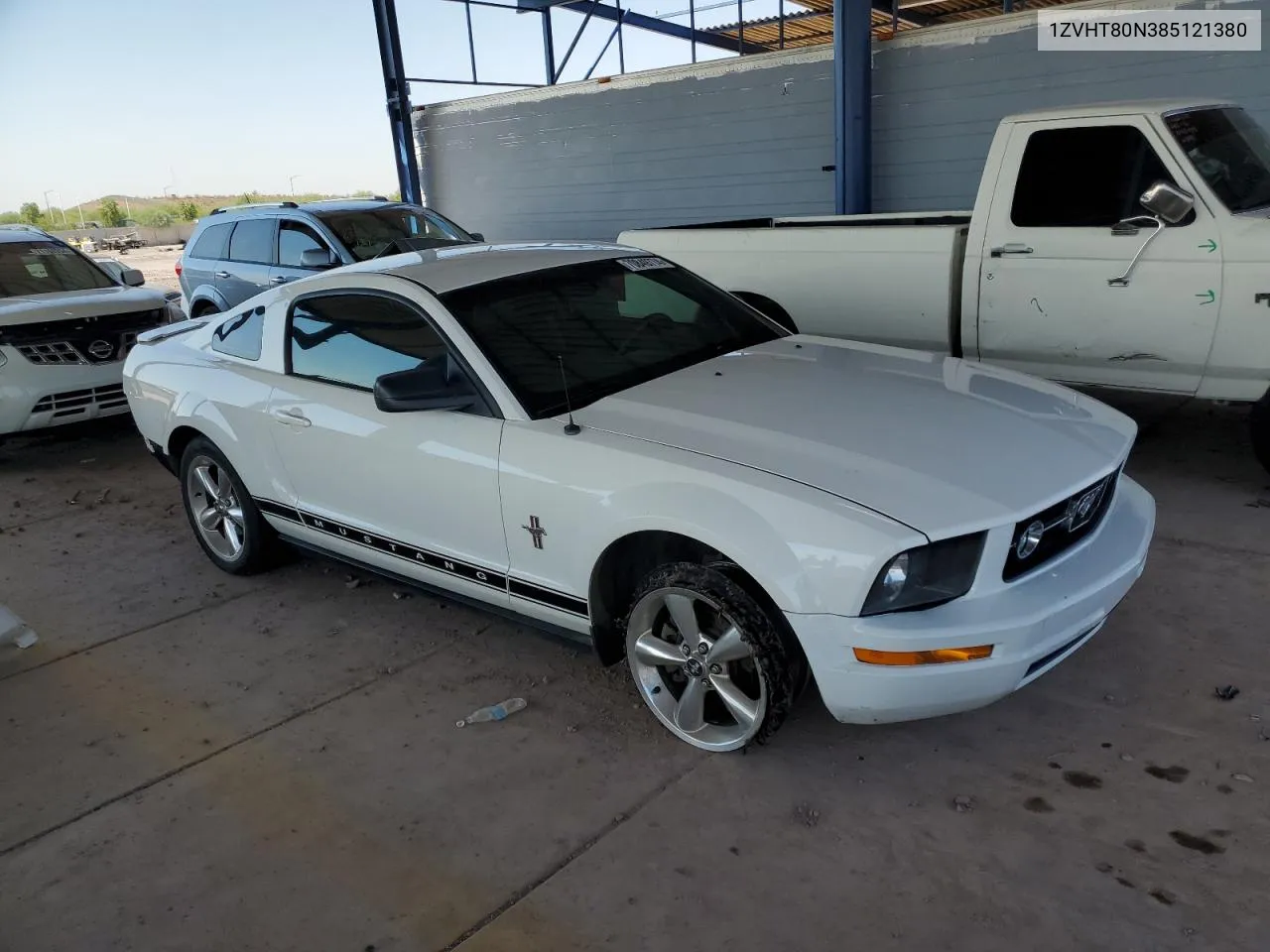 2008 Ford Mustang VIN: 1ZVHT80N385121380 Lot: 70849774