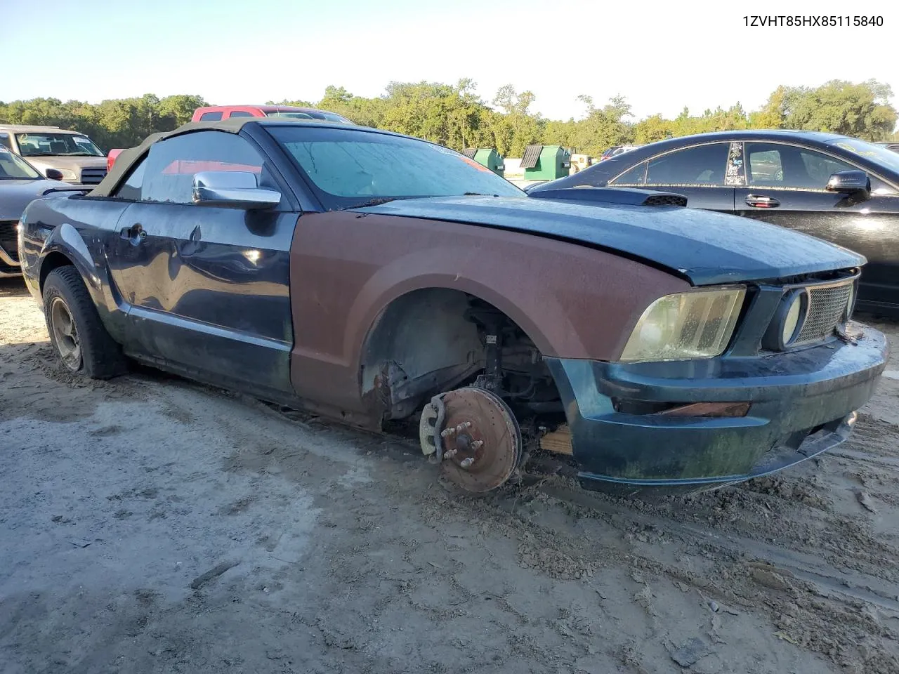 2008 Ford Mustang Gt VIN: 1ZVHT85HX85115840 Lot: 71534334