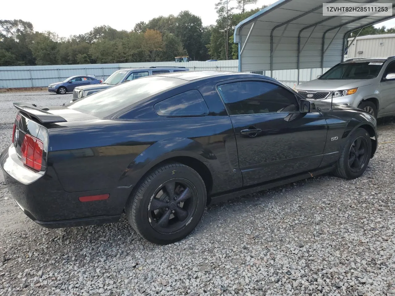 2008 Ford Mustang Gt VIN: 1ZVHT82H285111253 Lot: 72758684