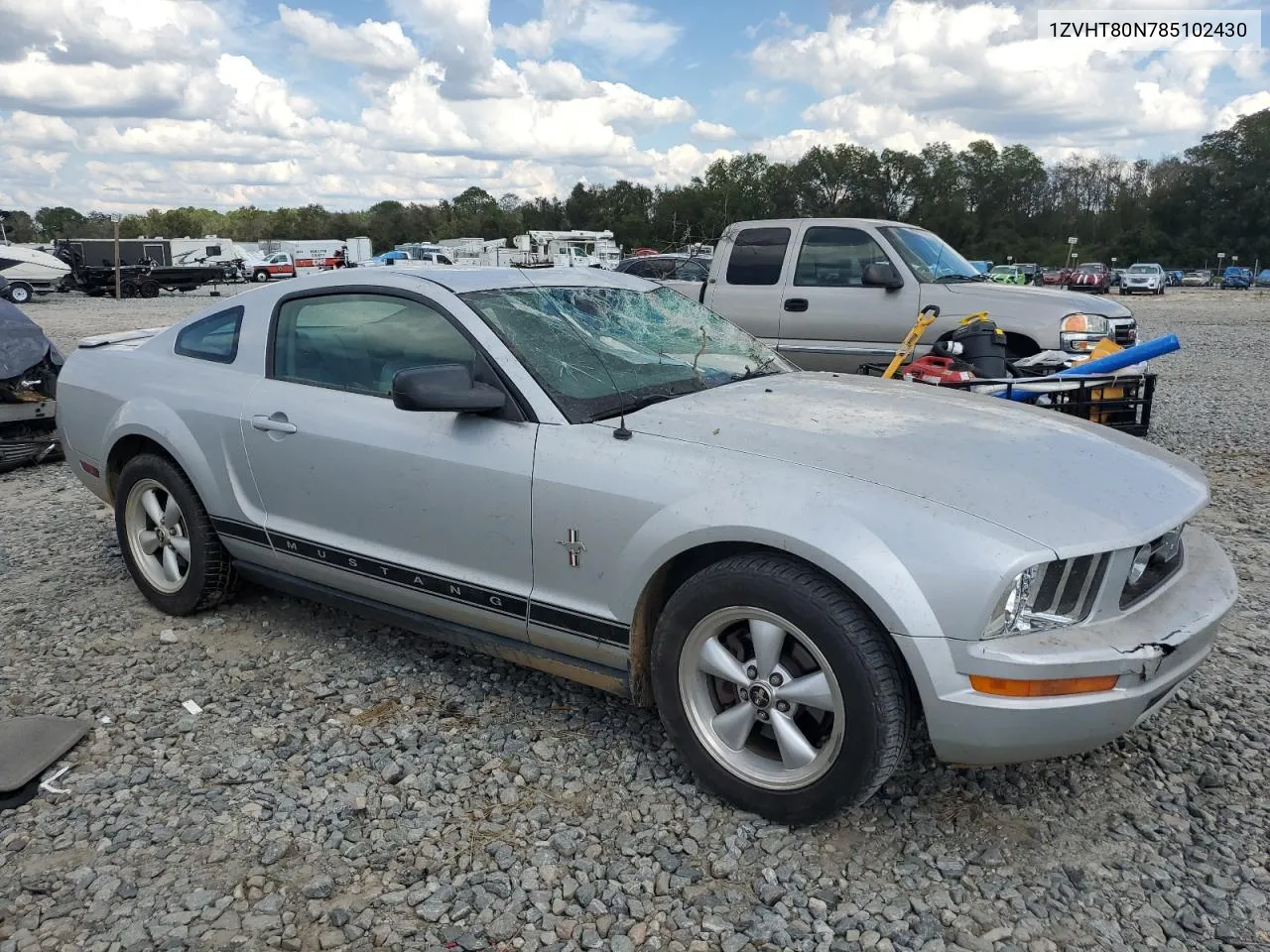 2008 Ford Mustang VIN: 1ZVHT80N785102430 Lot: 74205204