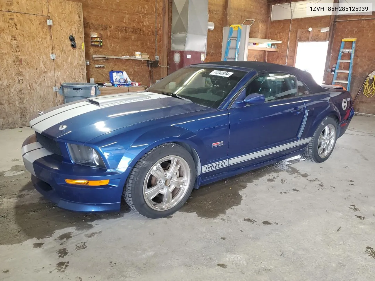 2008 Ford Mustang Gt VIN: 1ZVHT85H285125939 Lot: 74940954