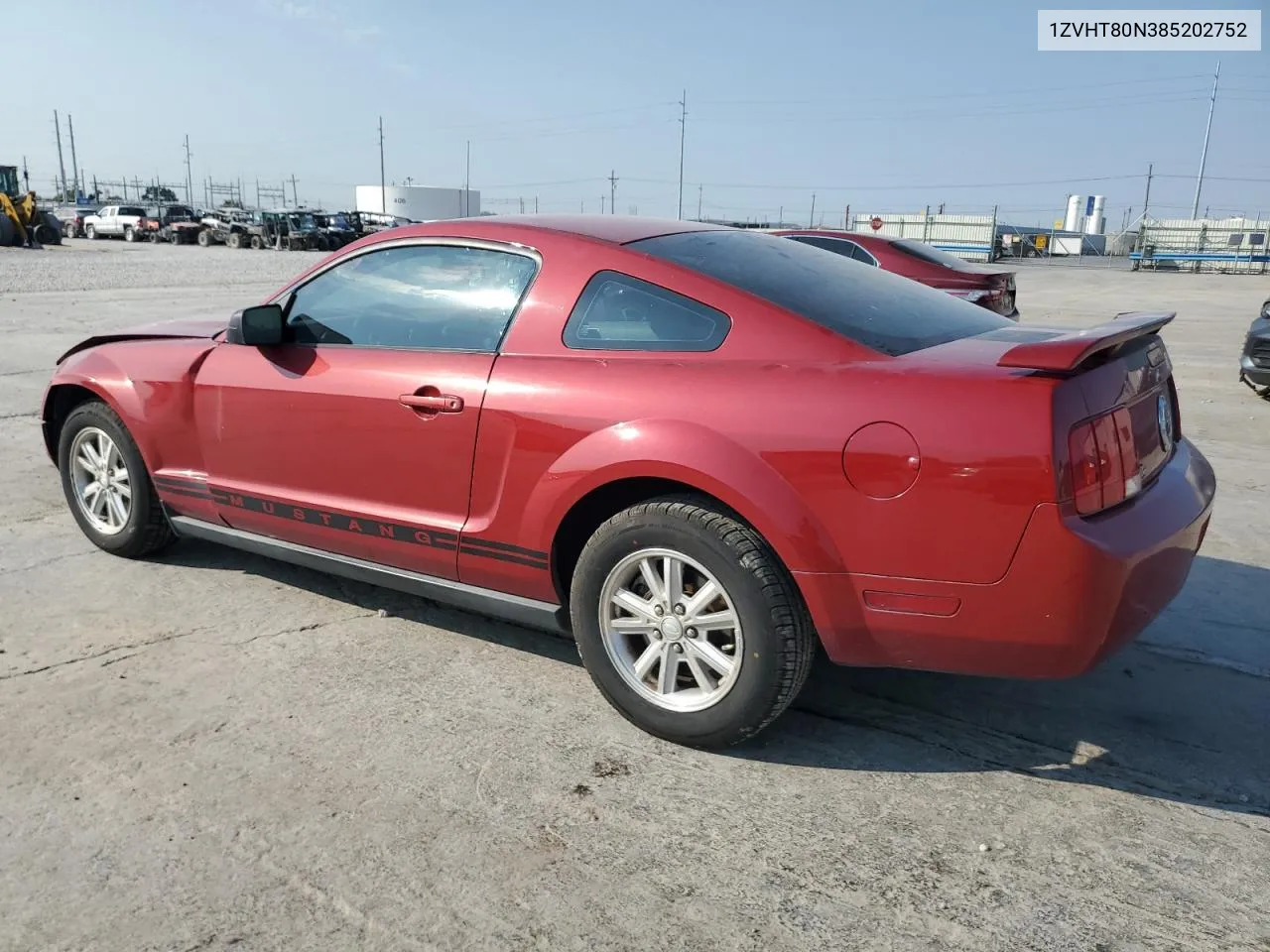 2008 Ford Mustang VIN: 1ZVHT80N385202752 Lot: 75266254