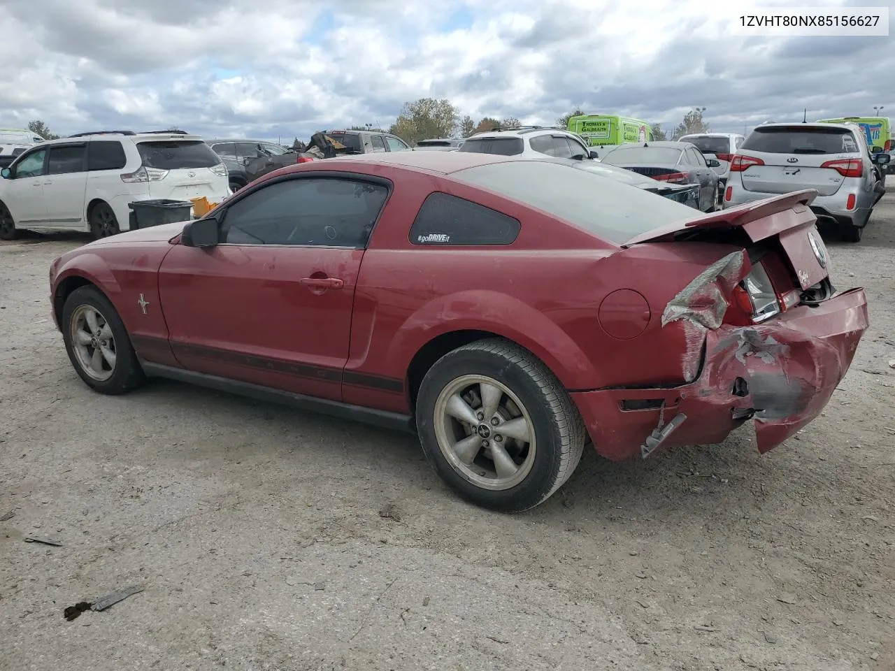 2008 Ford Mustang VIN: 1ZVHT80NX85156627 Lot: 75405804