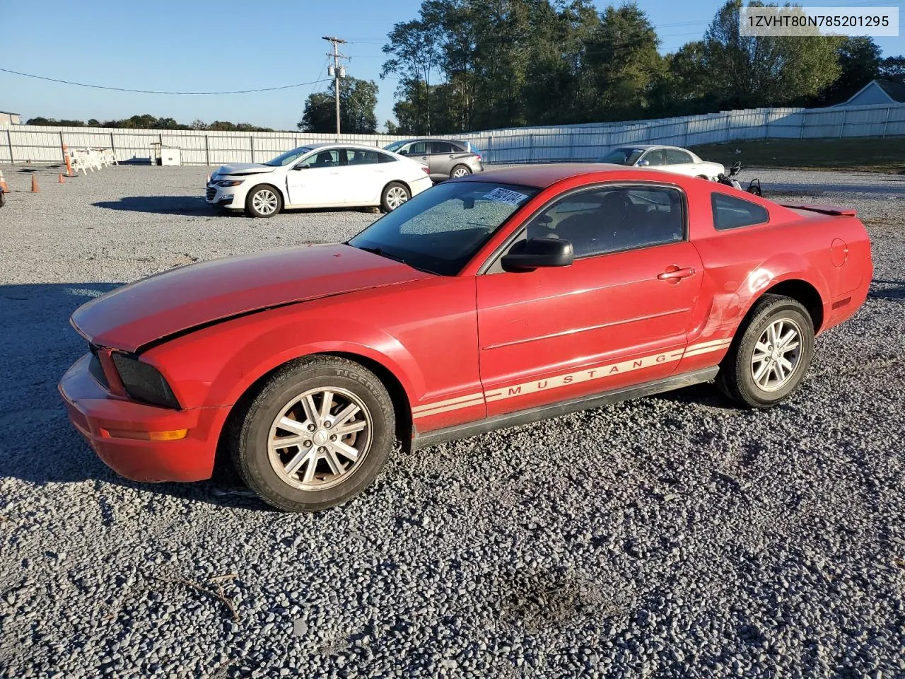 2008 Ford Mustang VIN: 1ZVHT80N785201295 Lot: 76024104