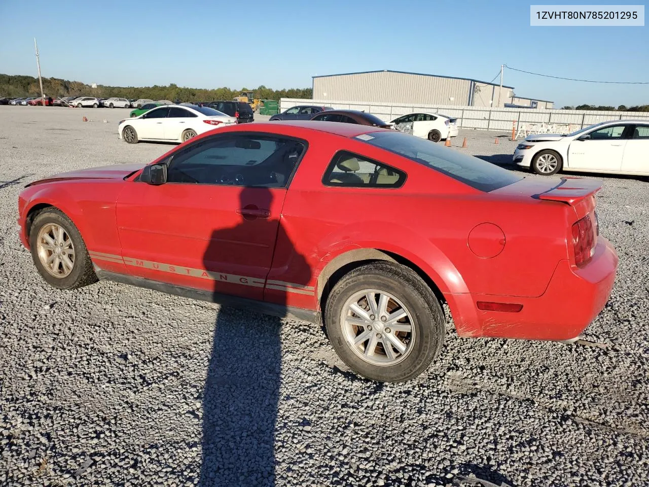 2008 Ford Mustang VIN: 1ZVHT80N785201295 Lot: 76024104