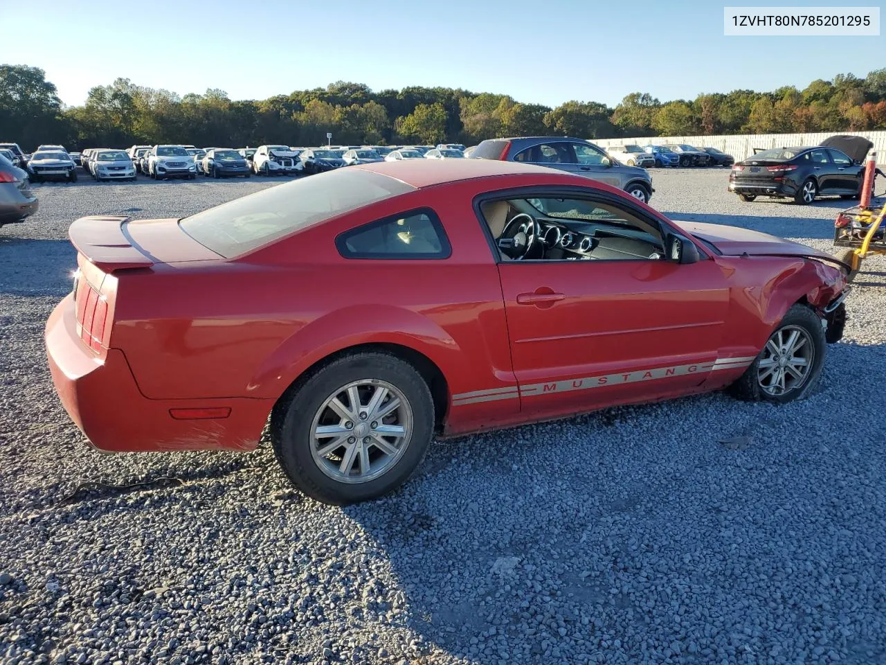 2008 Ford Mustang VIN: 1ZVHT80N785201295 Lot: 76024104