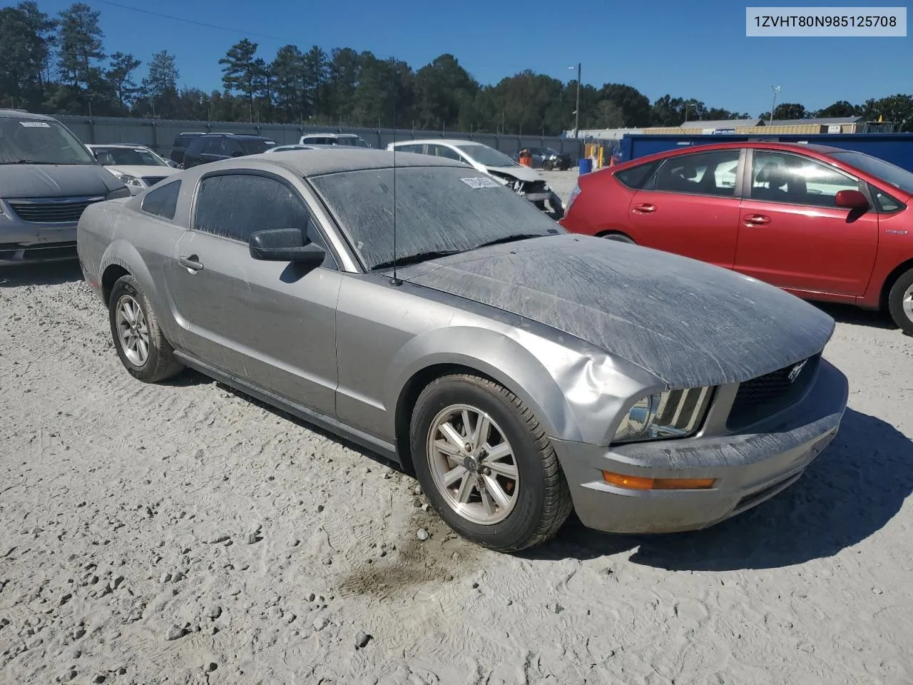 2008 Ford Mustang VIN: 1ZVHT80N985125708 Lot: 77040854