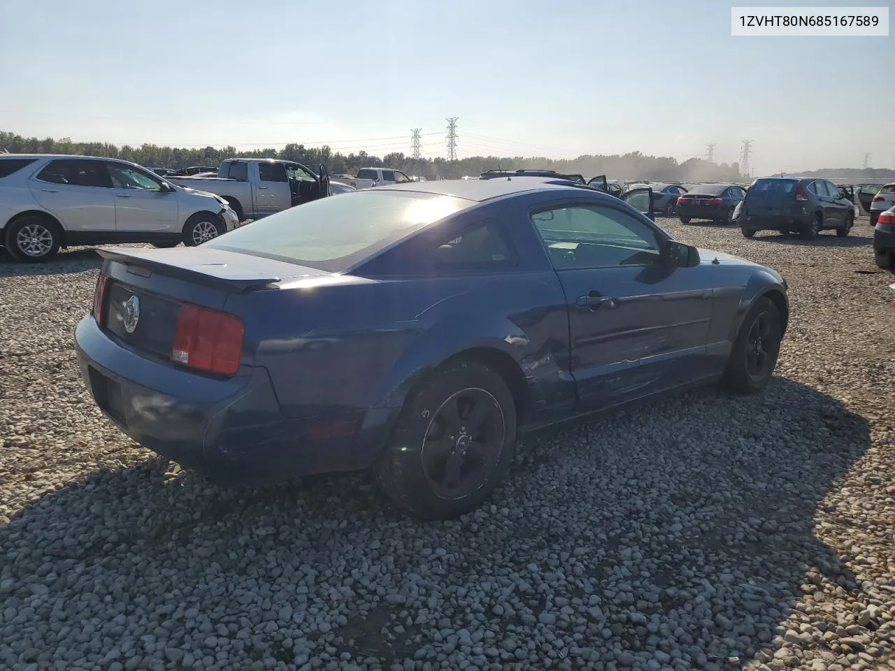 2008 Ford Mustang VIN: 1ZVHT80N685167589 Lot: 77304614