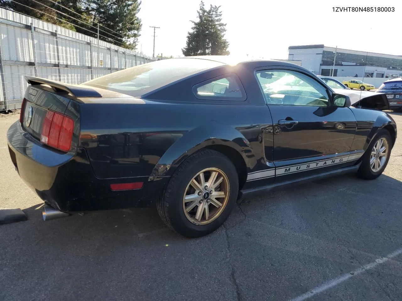 2008 Ford Mustang VIN: 1ZVHT80N485180003 Lot: 77409634