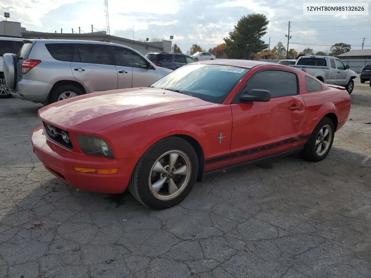 2008 Ford Mustang VIN: 1ZVHT80N985132626 Lot: 77494914