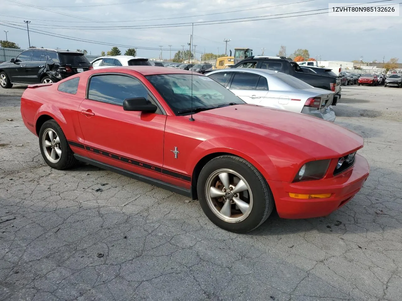 2008 Ford Mustang VIN: 1ZVHT80N985132626 Lot: 77494914