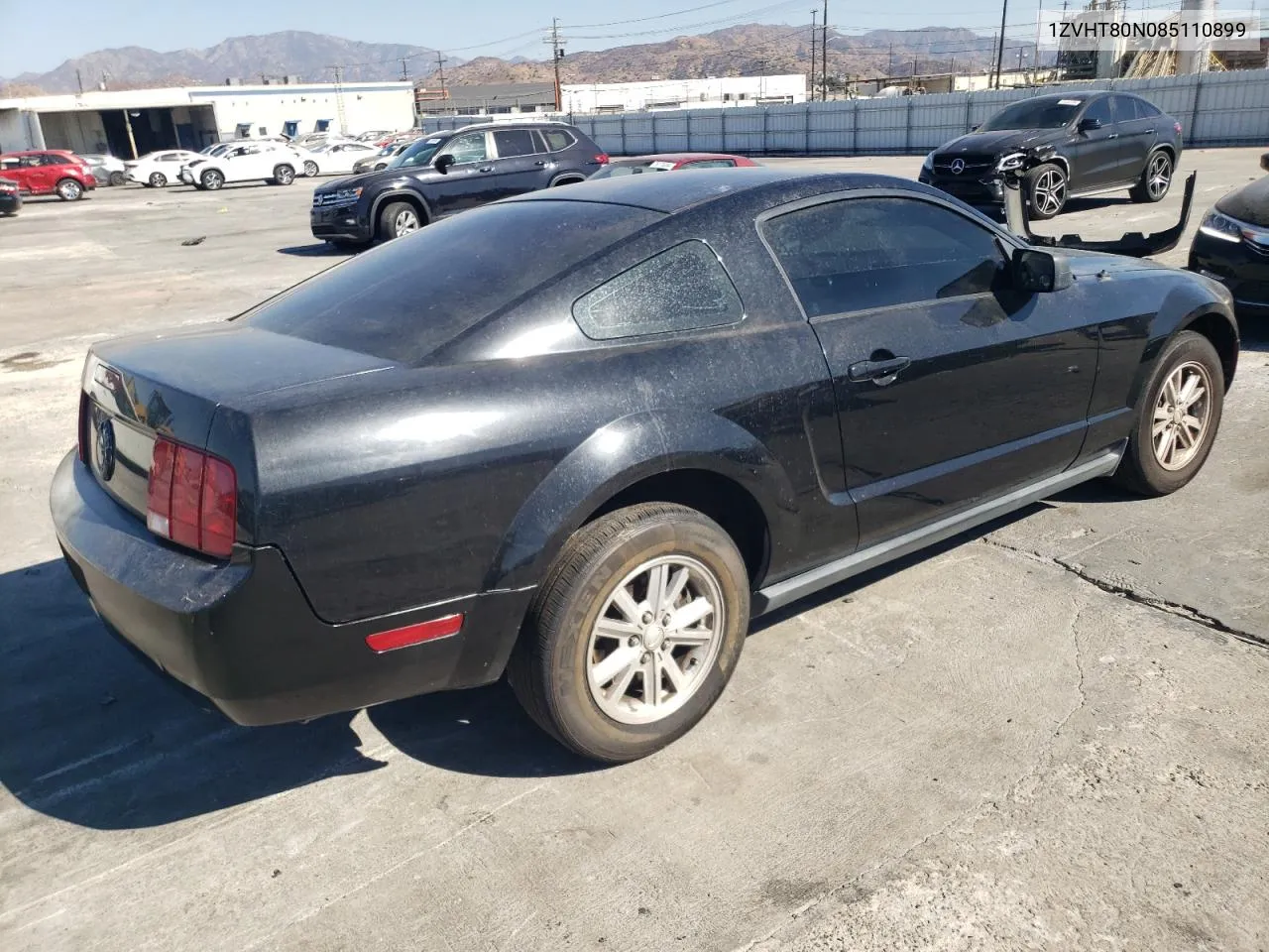 2008 Ford Mustang VIN: 1ZVHT80N085110899 Lot: 77499924