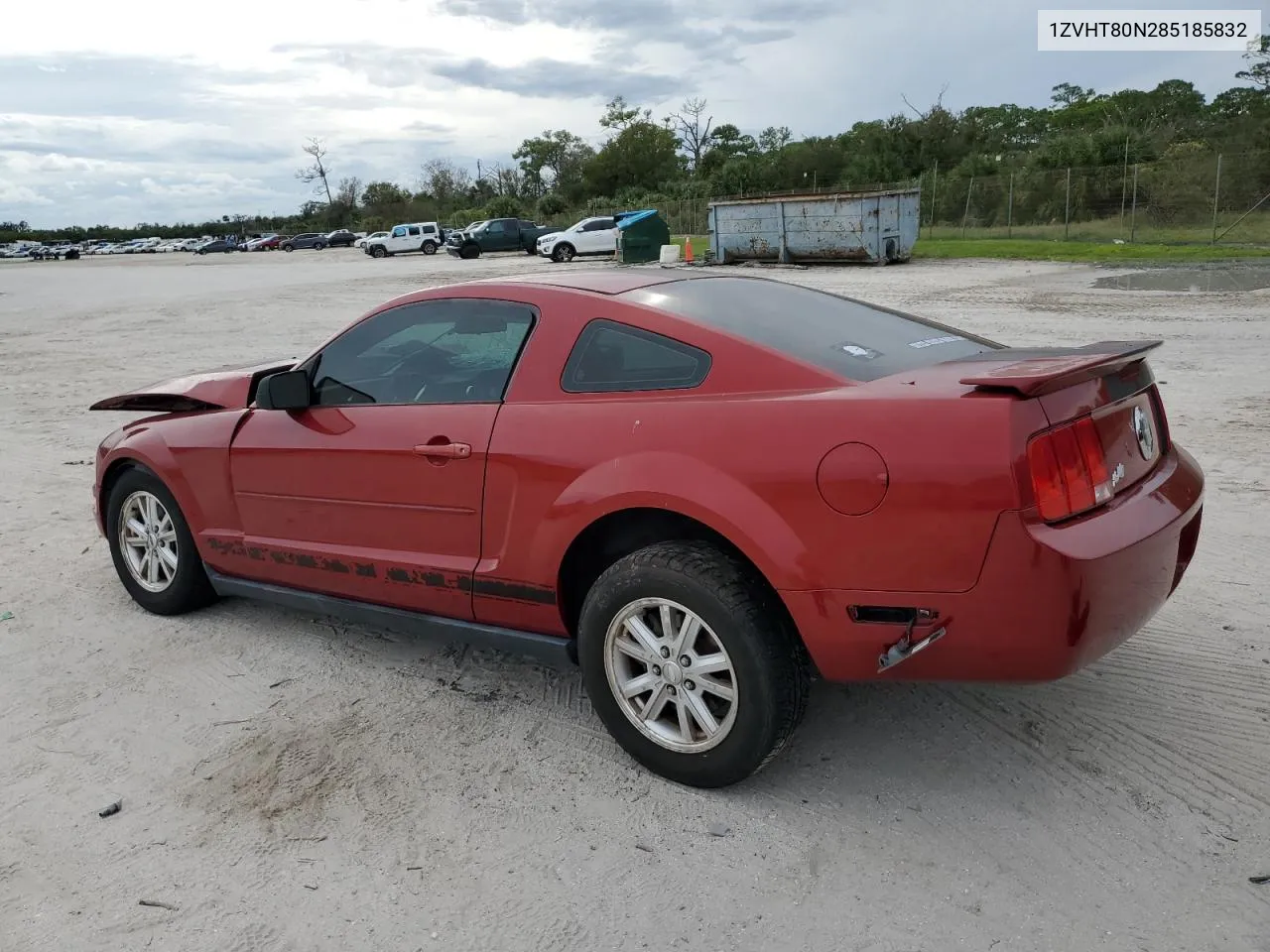 2008 Ford Mustang VIN: 1ZVHT80N285185832 Lot: 77527934