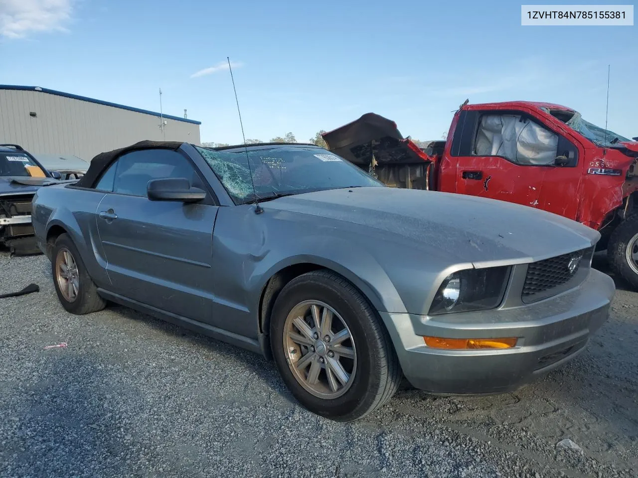 2008 Ford Mustang VIN: 1ZVHT84N785155381 Lot: 77650514