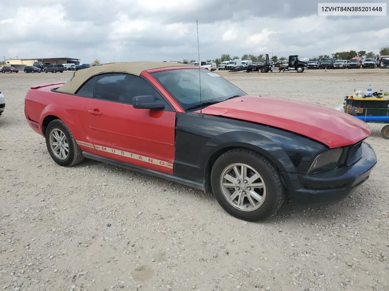 2008 Ford Mustang VIN: 1ZVHT84N385201448 Lot: 78900364