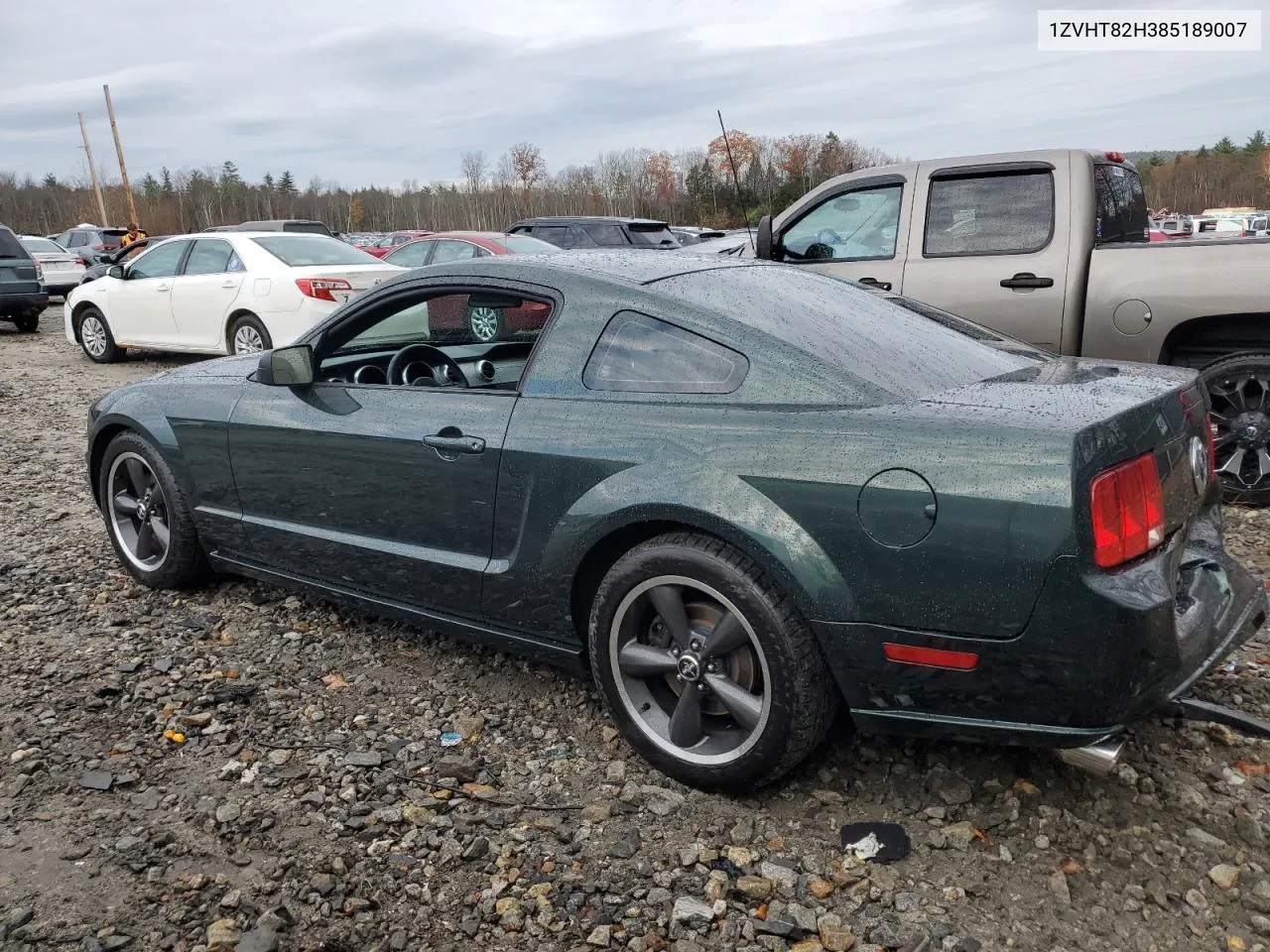 2008 Ford Mustang Gt VIN: 1ZVHT82H385189007 Lot: 78950904