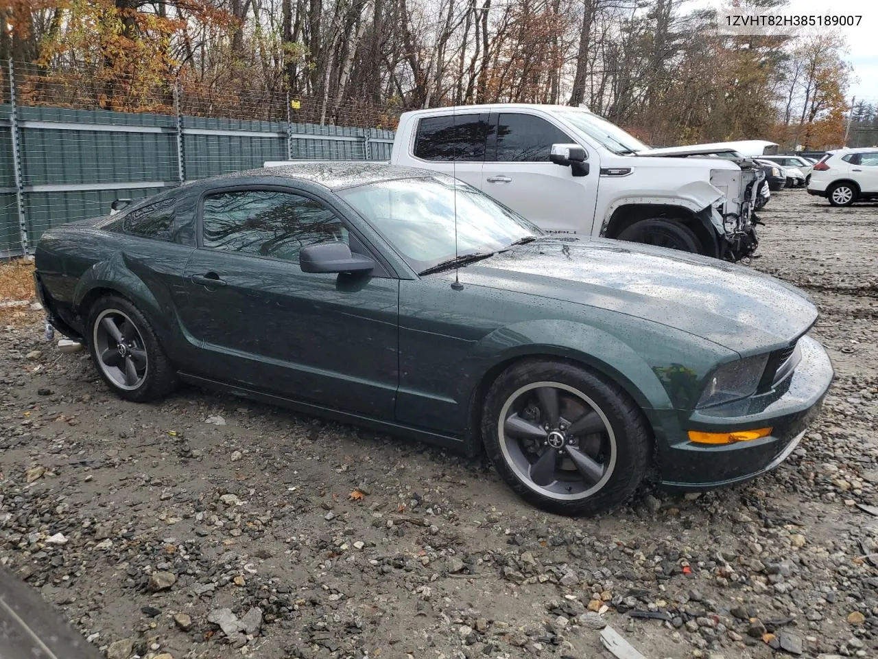 2008 Ford Mustang Gt VIN: 1ZVHT82H385189007 Lot: 78950904