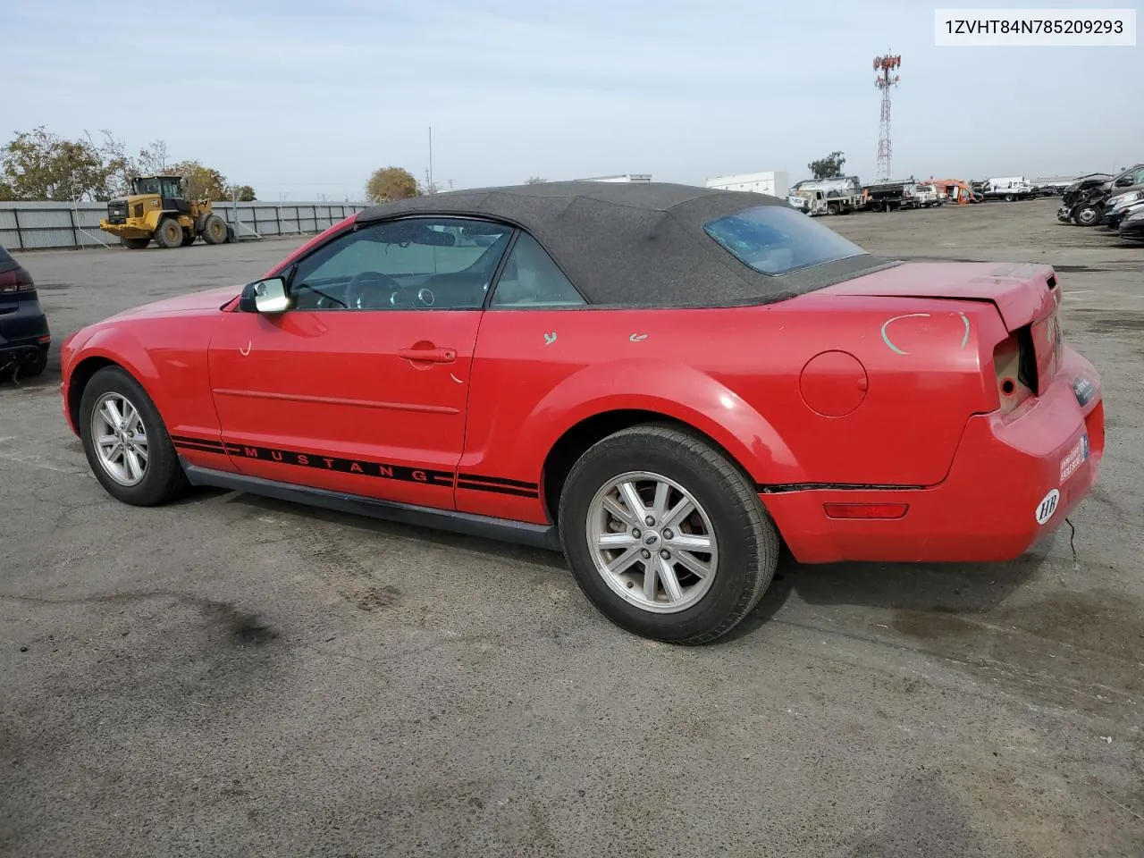 2008 Ford Mustang VIN: 1ZVHT84N785209293 Lot: 79053614