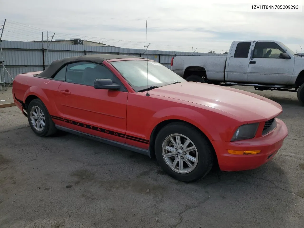 2008 Ford Mustang VIN: 1ZVHT84N785209293 Lot: 79053614