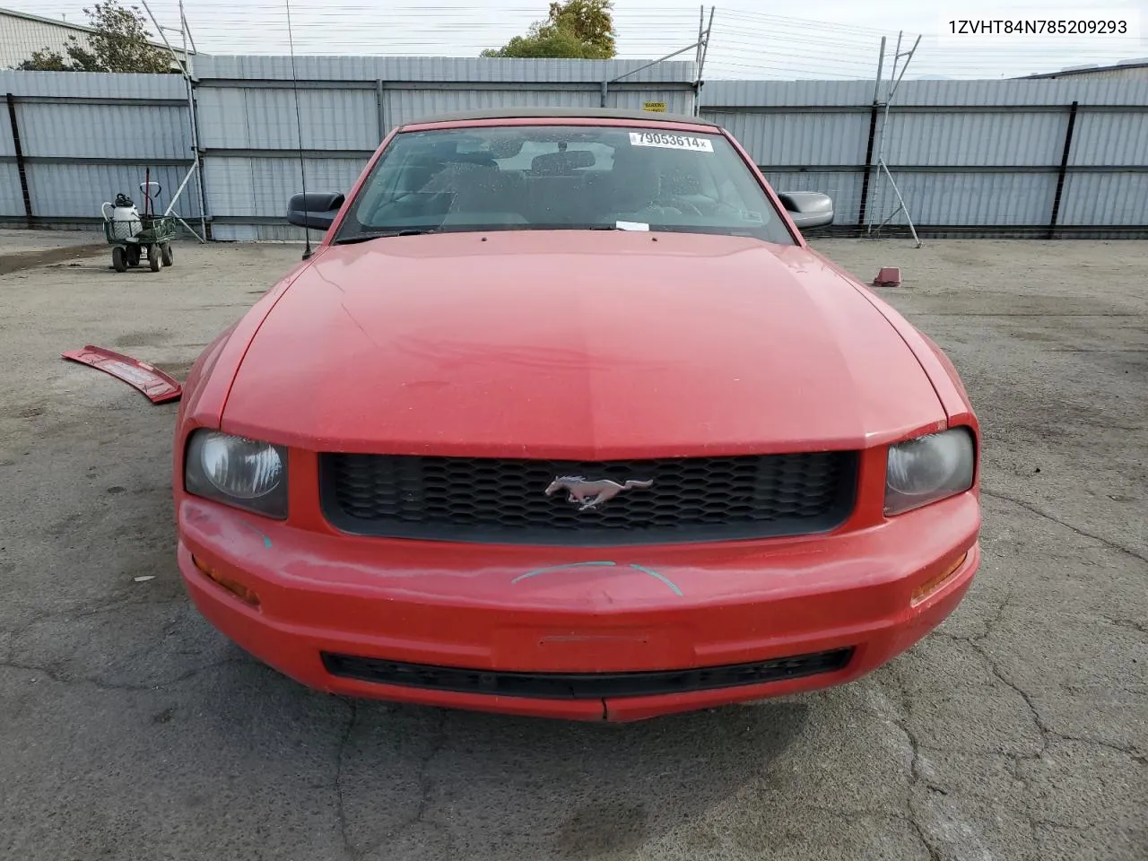 2008 Ford Mustang VIN: 1ZVHT84N785209293 Lot: 79053614