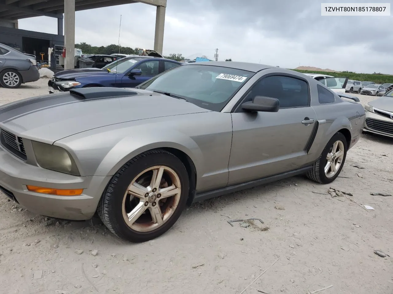 2008 Ford Mustang VIN: 1ZVHT80N185178807 Lot: 79069474