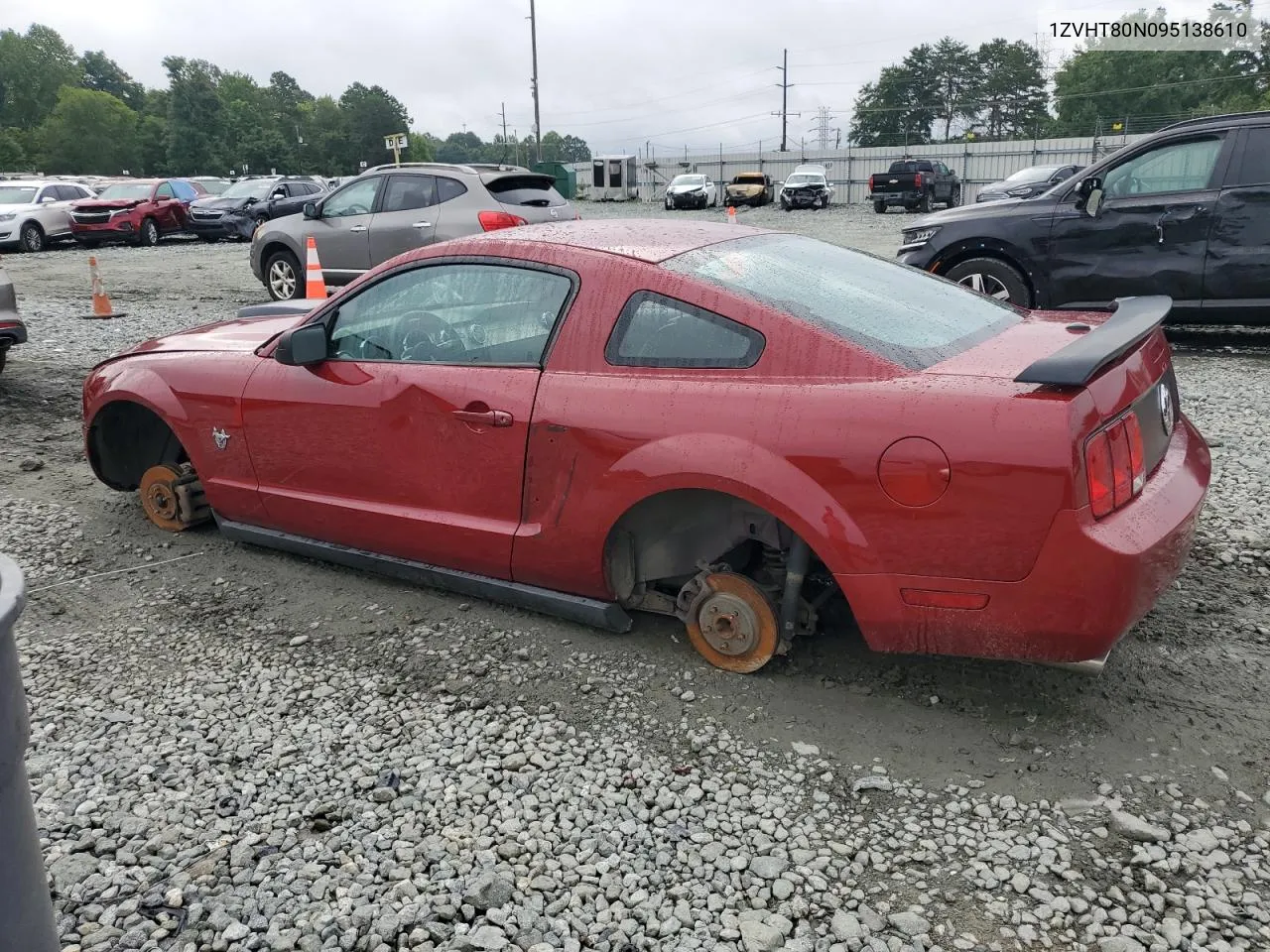 2009 Ford Mustang VIN: 1ZVHT80N095138610 Lot: 64232354