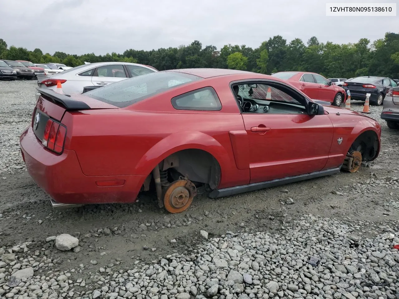 2009 Ford Mustang VIN: 1ZVHT80N095138610 Lot: 64232354