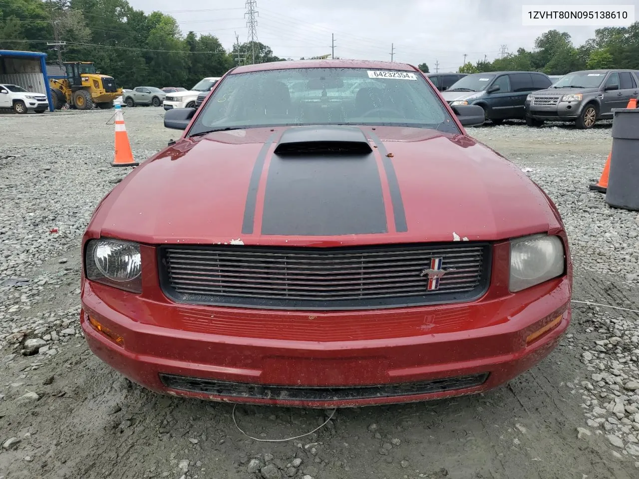 2009 Ford Mustang VIN: 1ZVHT80N095138610 Lot: 64232354