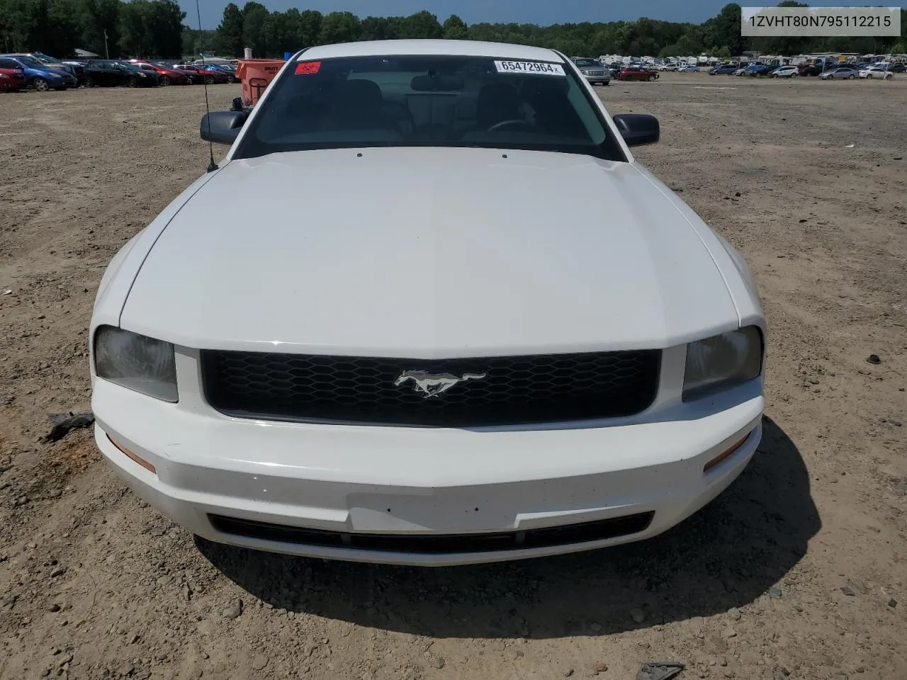 2009 Ford Mustang VIN: 1ZVHT80N795112215 Lot: 65472964