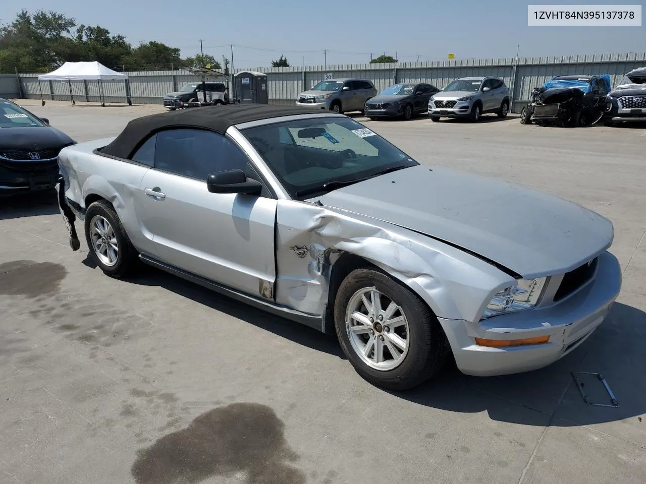 2009 Ford Mustang VIN: 1ZVHT84N395137378 Lot: 67348284