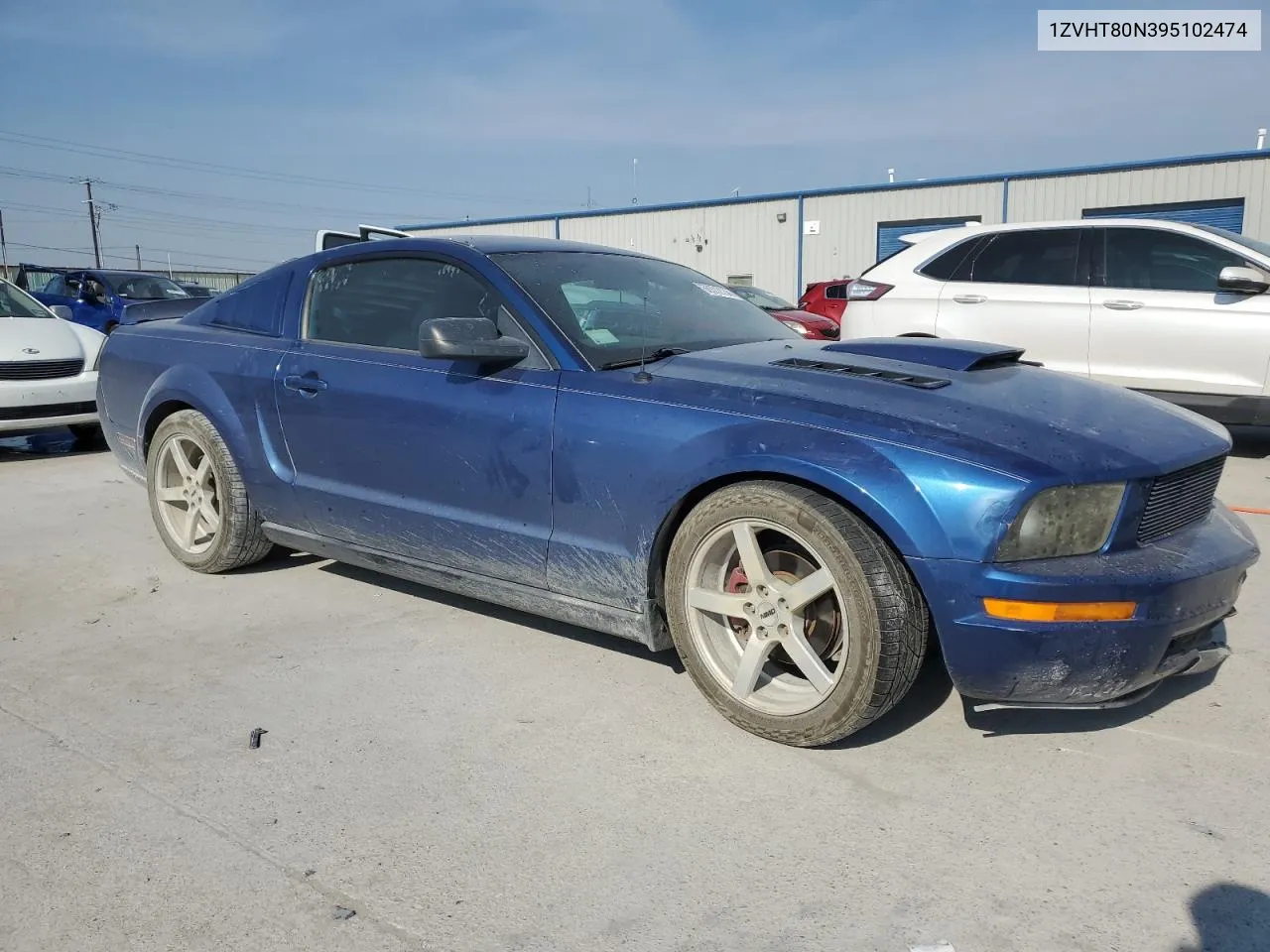 2009 Ford Mustang VIN: 1ZVHT80N395102474 Lot: 68572134