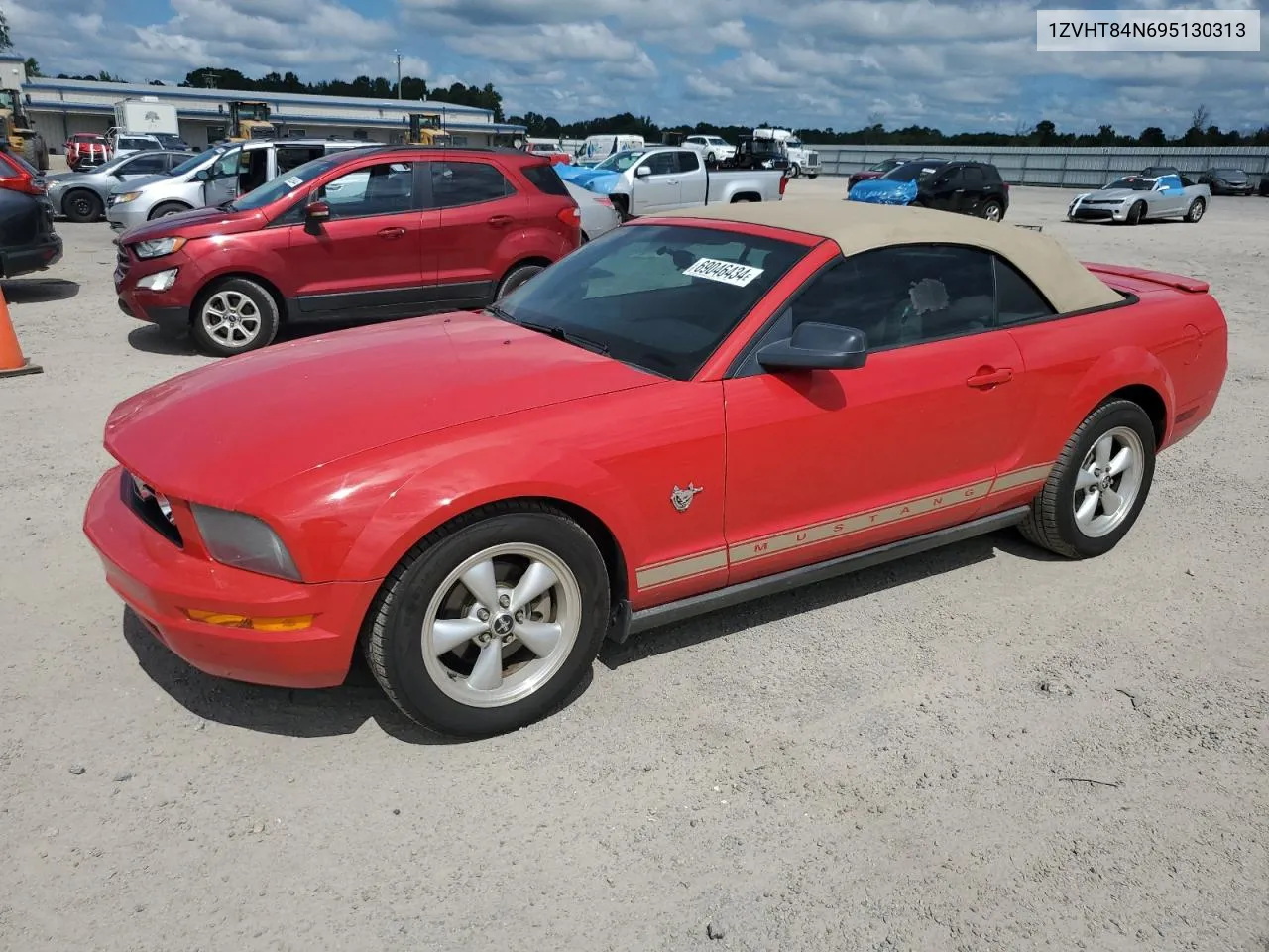 2009 Ford Mustang VIN: 1ZVHT84N695130313 Lot: 69046434