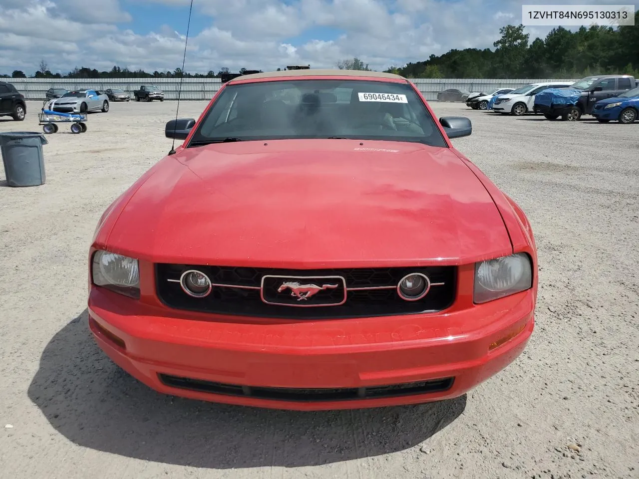 2009 Ford Mustang VIN: 1ZVHT84N695130313 Lot: 69046434