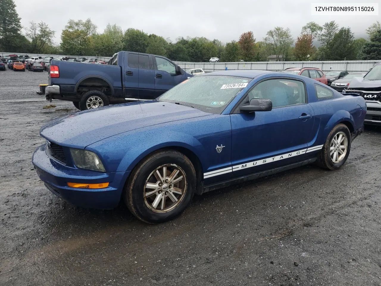 2009 Ford Mustang VIN: 1ZVHT80N895115026 Lot: 73526784