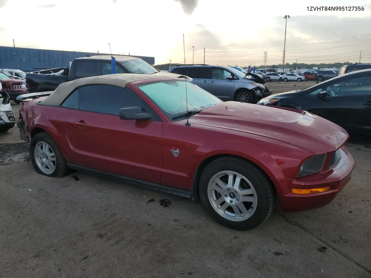 2009 Ford Mustang VIN: 1ZVHT84N995127356 Lot: 74697714