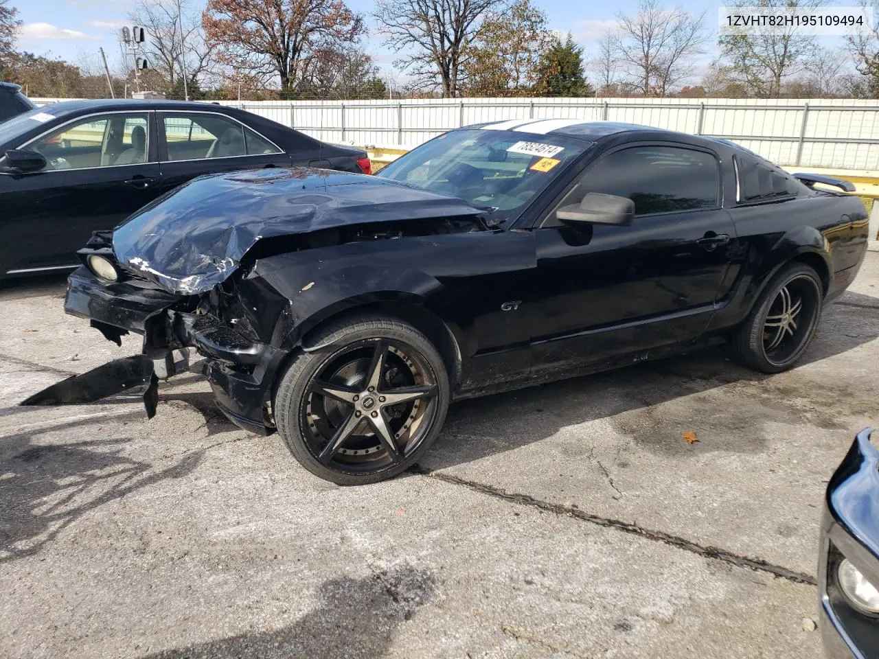 2009 Ford Mustang Gt VIN: 1ZVHT82H195109494 Lot: 78524614