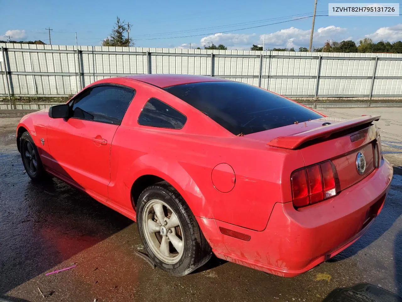 2009 Ford Mustang Gt VIN: 1ZVHT82H795131726 Lot: 80060914