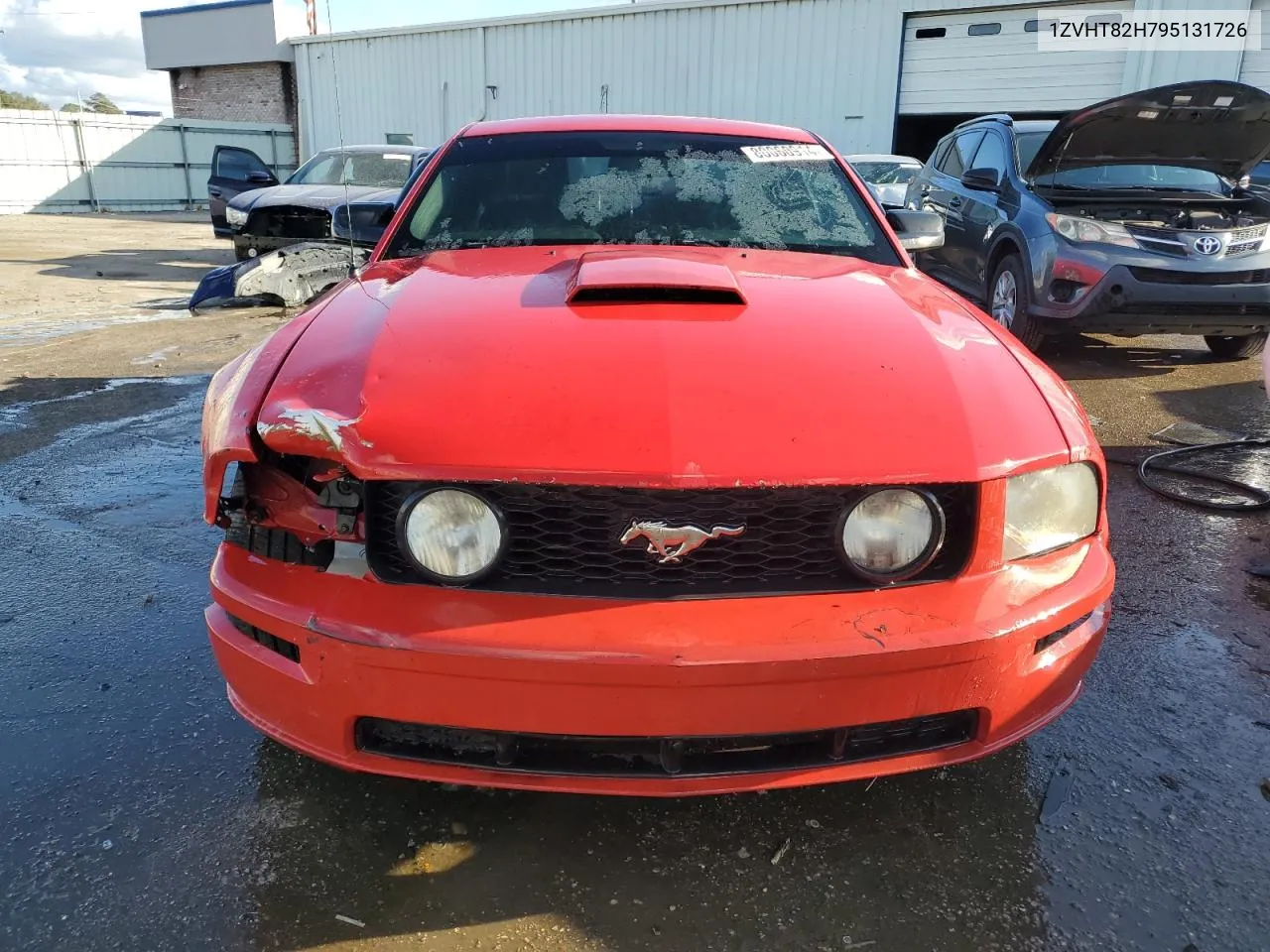 2009 Ford Mustang Gt VIN: 1ZVHT82H795131726 Lot: 80060914