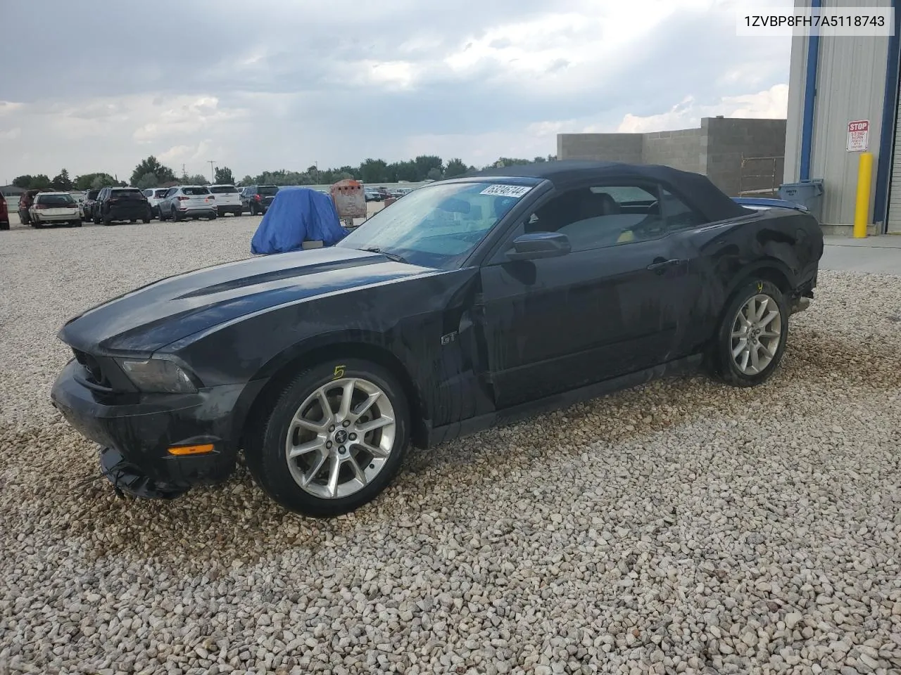 2010 Ford Mustang Gt VIN: 1ZVBP8FH7A5118743 Lot: 63246744